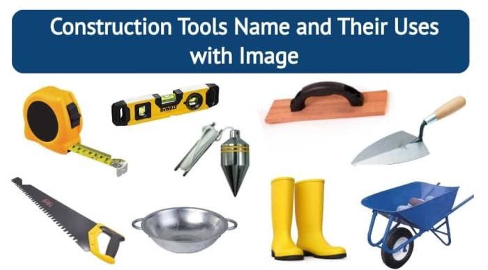 Tools construction vector royalty vectorstock vectors
