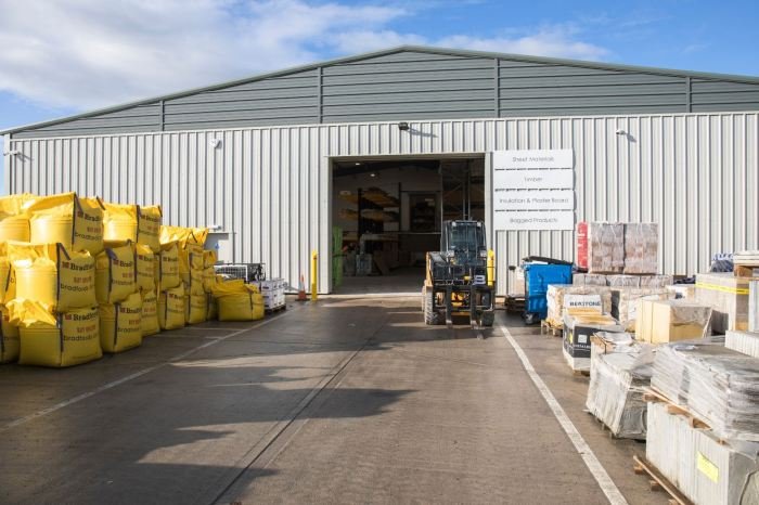 Warehouse bradfords sherborne projects supply building builders retail