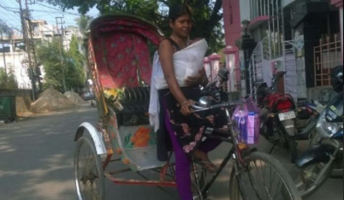 Laborers unemployed ketto rickshaw