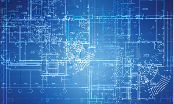 Blueprint floor house plan architecture ground houses plans first Gambar sloof bangunan