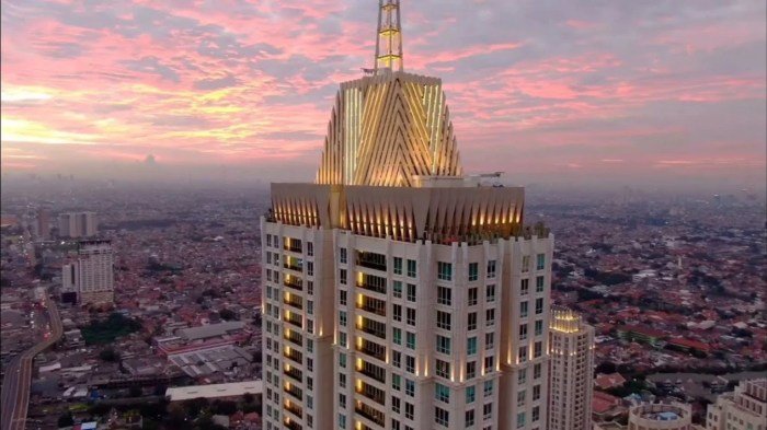 Menara tertinggi gedung pangestu proyek mimpi prajogo wisata kuasai prayogo propertyandthecity