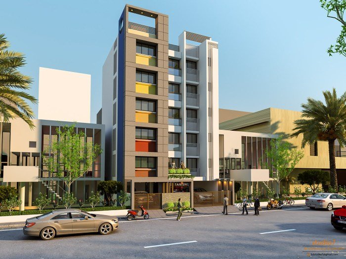 Tangga bangunan bertingkat