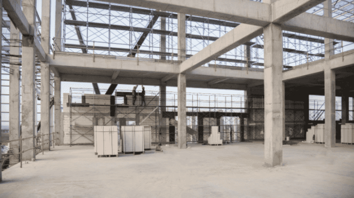 Column construction building structure frame concrete work rcc steel size cement take foundation process bars vertical curing proper