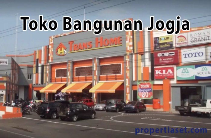 Toko bangunan lengkap di jogja