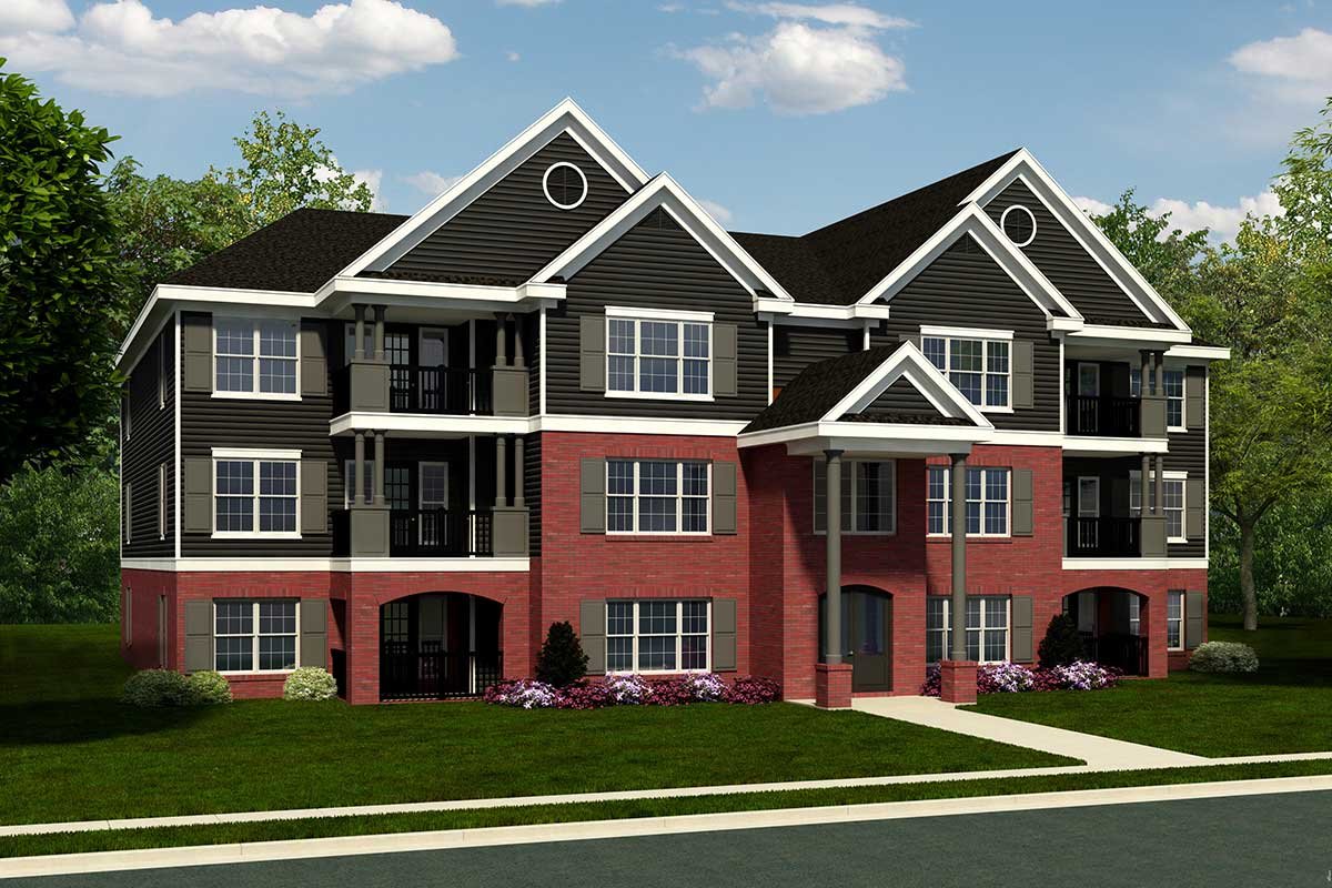 Storey coroflot Struktur bangunan 3 lantai