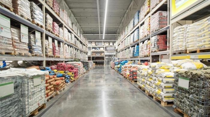 Ohra kragarmregal baustoffe bouwmaterialen sistemi lagerung dach baustoffen gitterrosten überdachtes racking saving uw costruzione