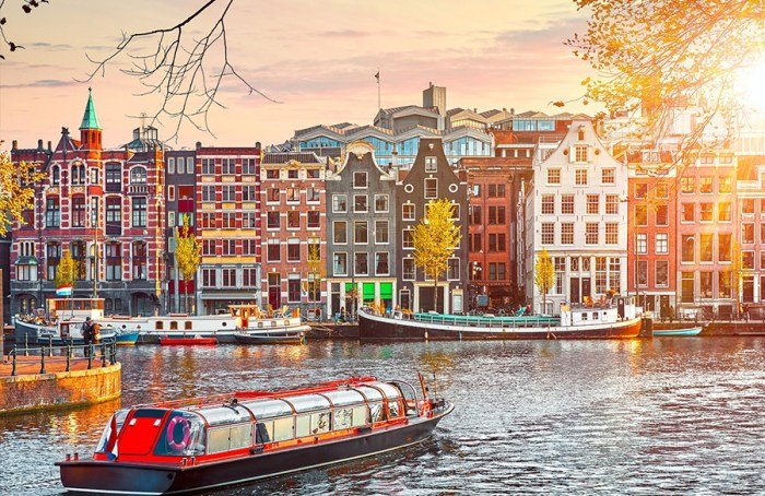 Netherlands landmarks famous damrak gingerbread houses places