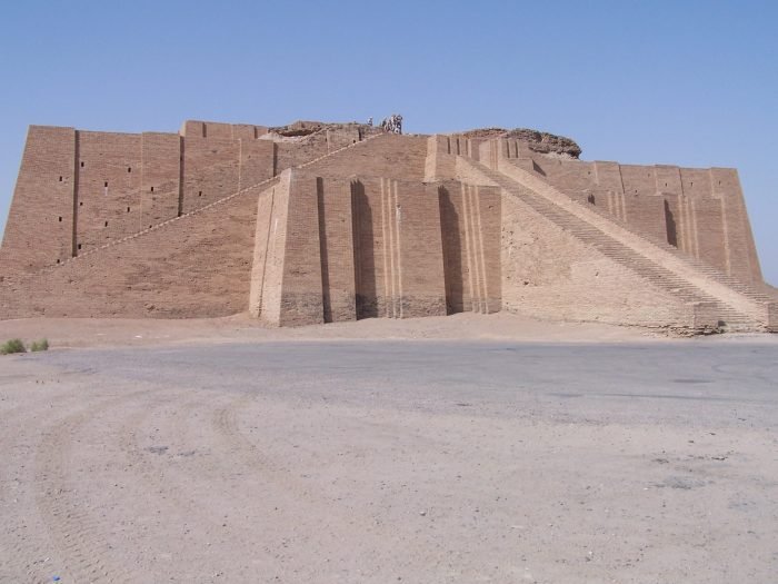 Ziggurat sumerian temple mud uruk white iraq warka its 3000 ancient modern brick egypt remains history bc architecture mesopotamian bce