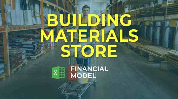 Layout toko bangunan