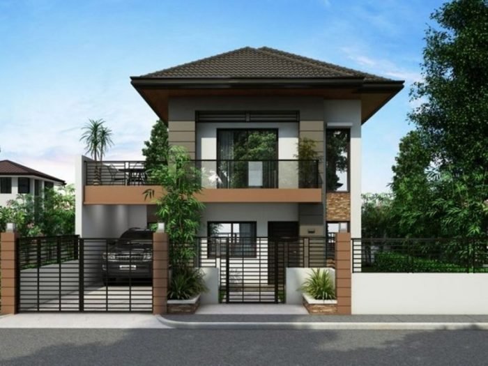 Desain minimalis rumah 2 lantai