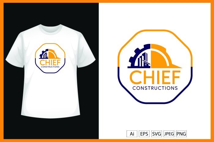 Desain kaos toko bangunan