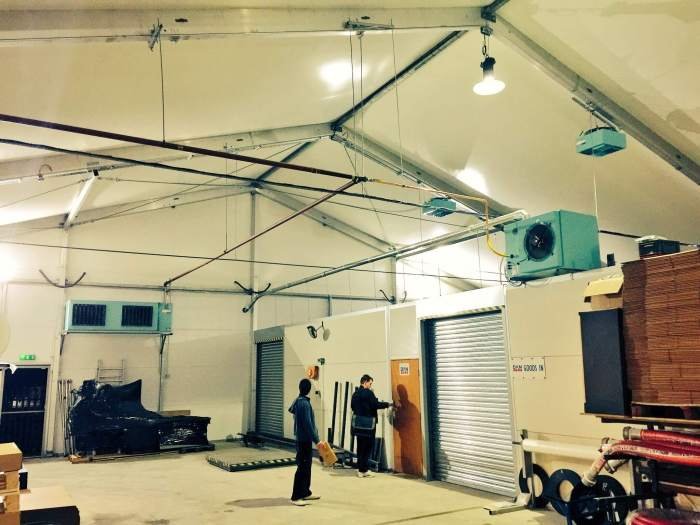 Structures temporary buildings industrial condit permanent semi