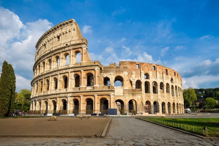 Rome italy old building colosseum hd