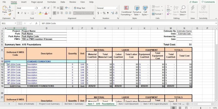 Construction estimate spreadsheet takeoff regarding smbs estimating perfect products excel db next