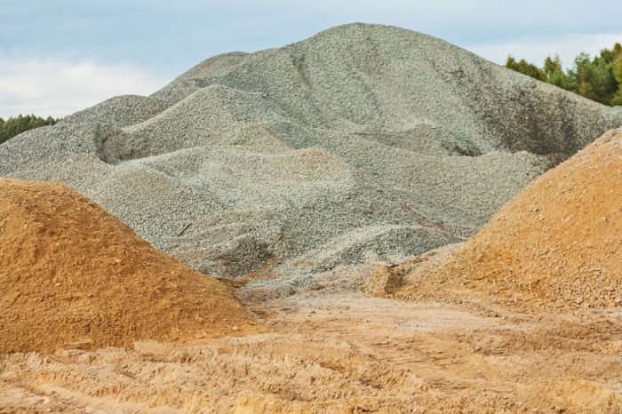 Pasir vulkanik sebagai bahan bangunan