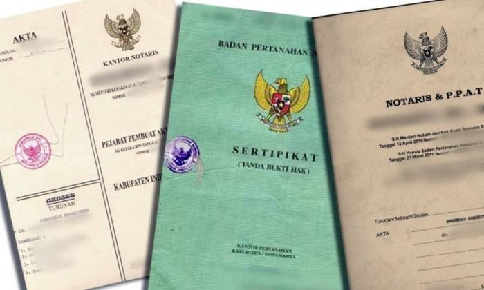 Contoh sertifikat hak guna bangunan
