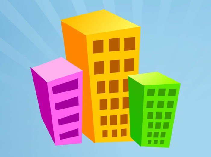 City background cartoon building buildings flat cityscape backgrounds abstract choose board psd color