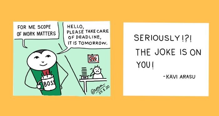 Unsur humor liburan kuli bangunan