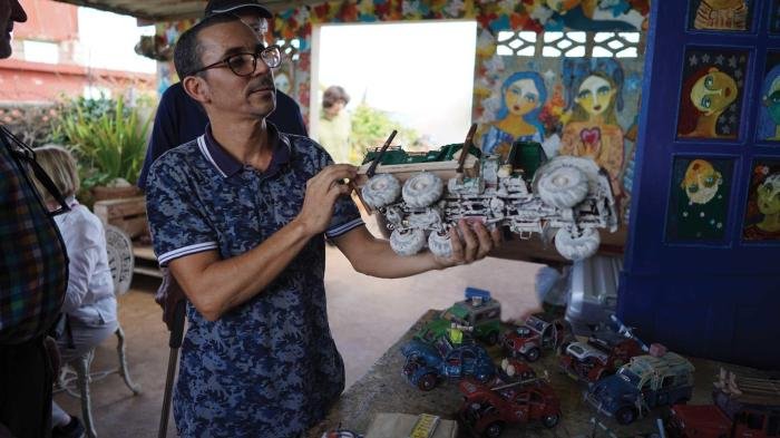 Miniature 3d buildings printed building city own