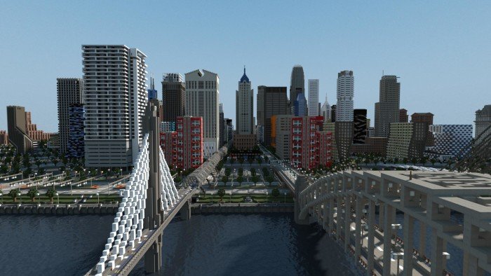 City minecraft modern skyscrapers big structures buildings pack skyscraper ideas texture perfect project building designs houses map resource overview some