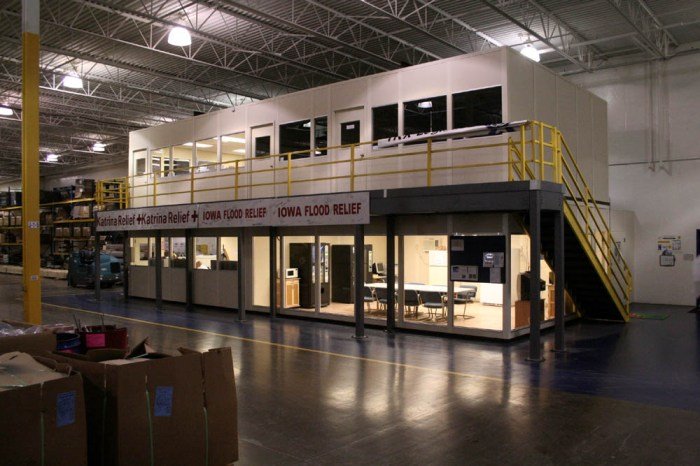 Building logistics warehouse materials concept loader houses construction industrial large