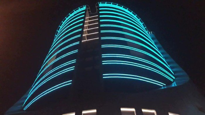 Night building lights office city light buildings edificios