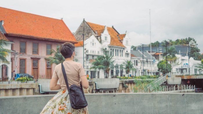 Jakarta old town dutch colonial indonesia buildings alamy