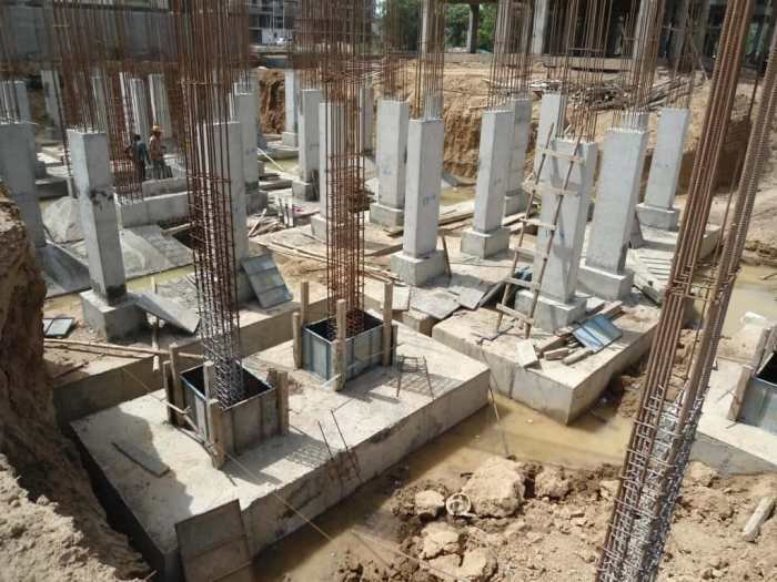 Foundation foundations types construction soil building concrete slab used house type factors happho