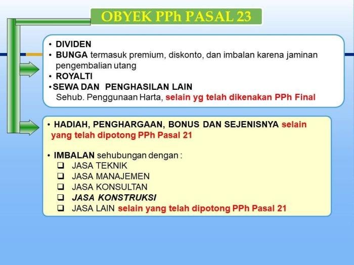Sewa bangunan pph 23