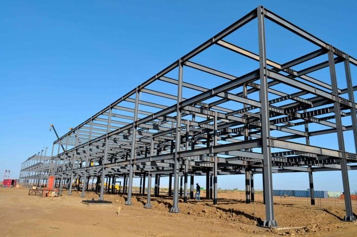 Structure frame prefab prefabricated hongji shunda dormitory hangar exporter house ipoh hjsd steelstructure communication