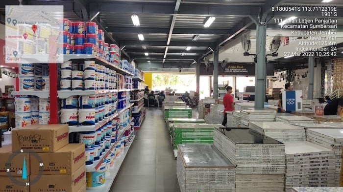 Toko bangunan kalimalang