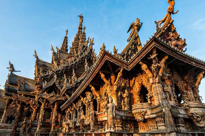 Thai temples famous local thailand coins