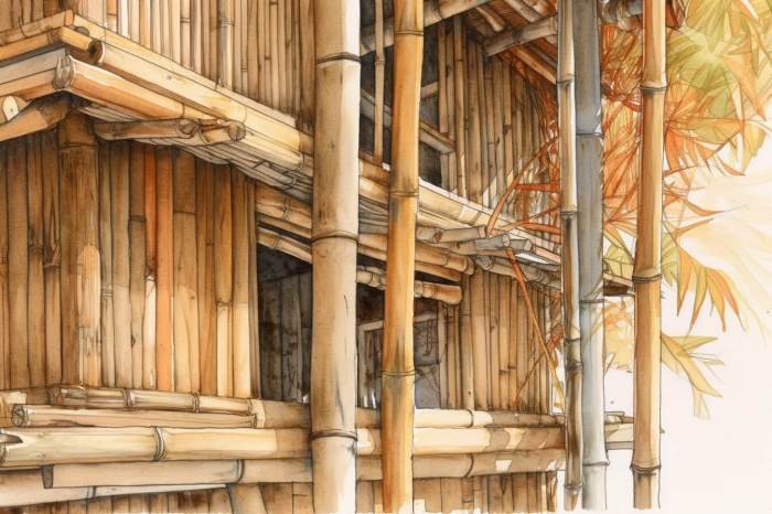 Bangunan bambu