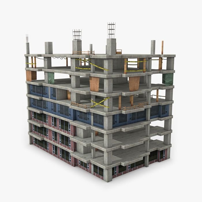 Contoh struktur bangunan