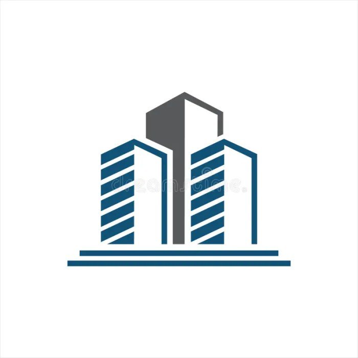 Logo toko bangunan vektor