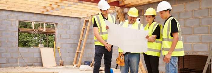 Construction professionals roles project monitoring
