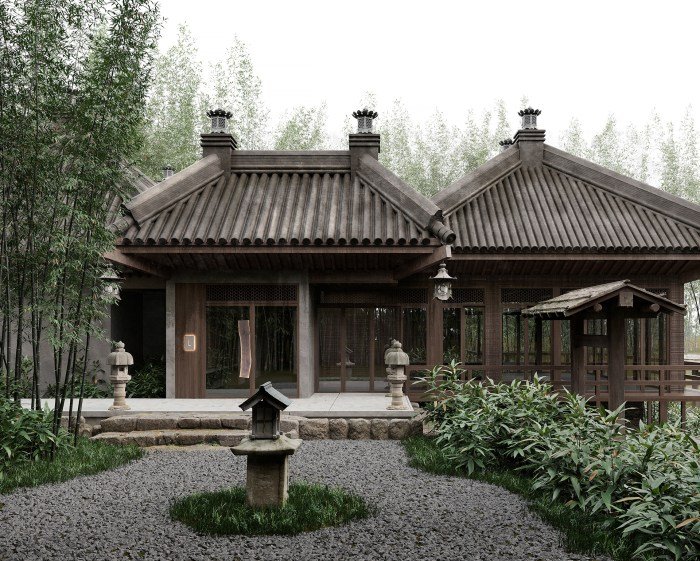 Bangunan rumah makan ini beraksitektur jawa