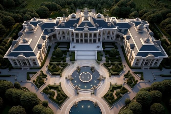 Qatar palace doha private luxury house classic mansion dream modern mansions homes houses exterior behance castle designs villa architecture saved