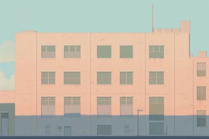 Background bangunan aesthetic