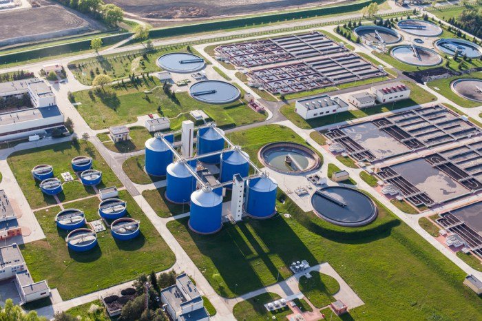 Treatment plant wastewater major petrochem complex industrial energy