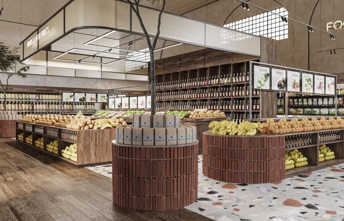 Desain bangunan warung sembako