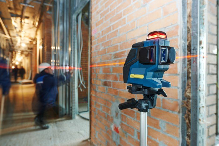 Laser tukang bangunan
