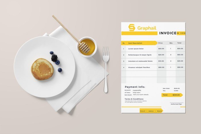 Desain nota toko bangunan