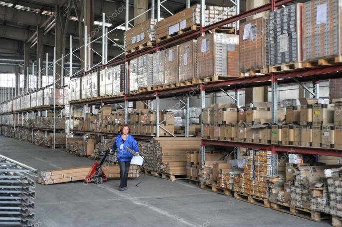 Materials warehouse construction building stock depositphotos