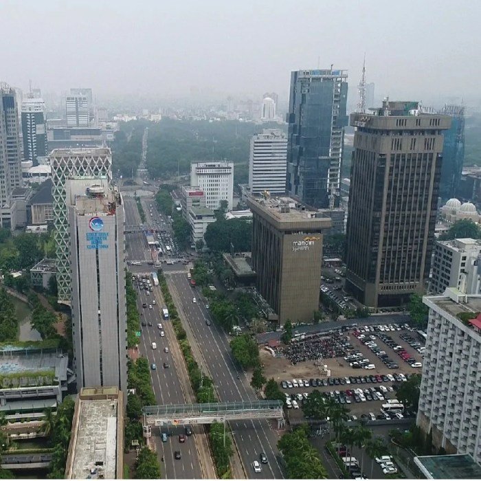 Jakarta skyscraper buildings tallest eight center shares large