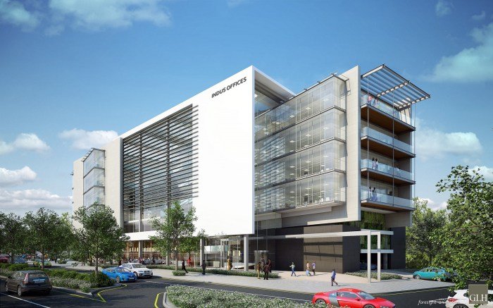 Building office buildings business