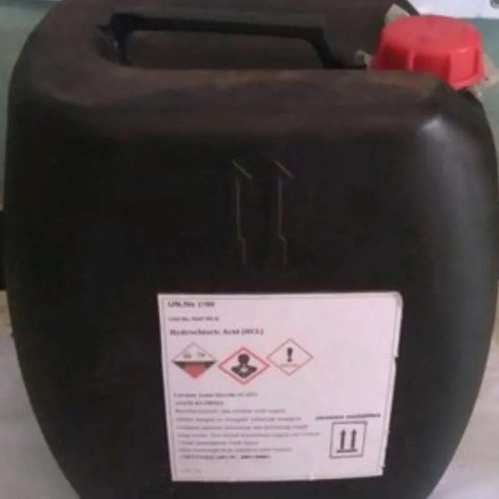 Harga hcl di toko bangunan