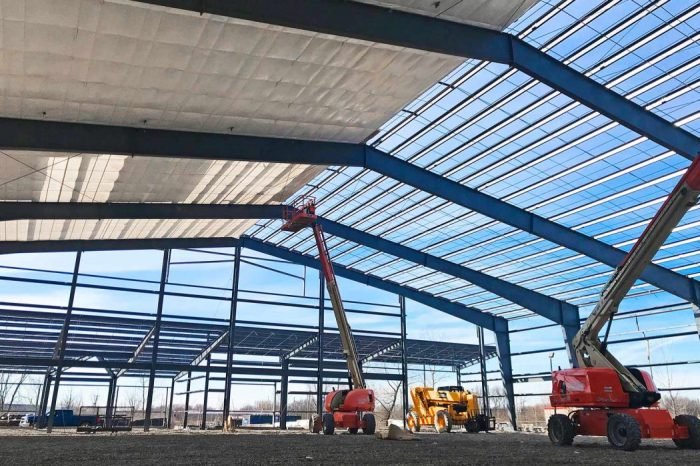 Span clear building structures steel systems roof industrial construction system length width