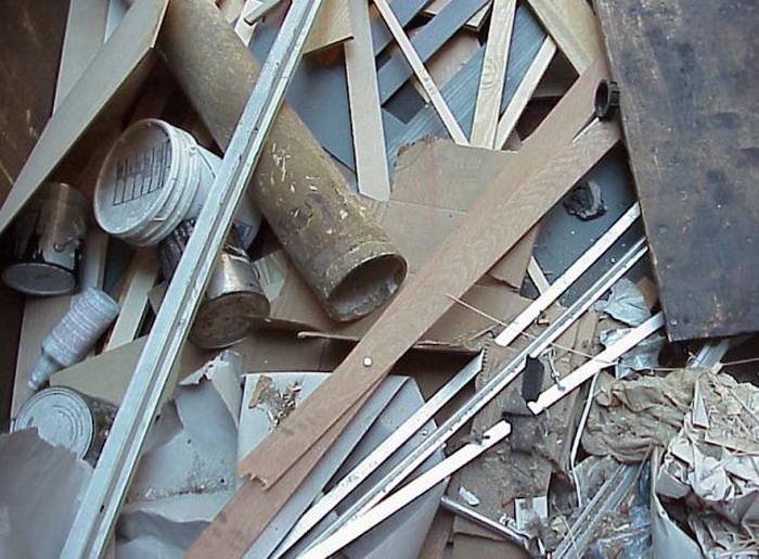 Construction waste disposal