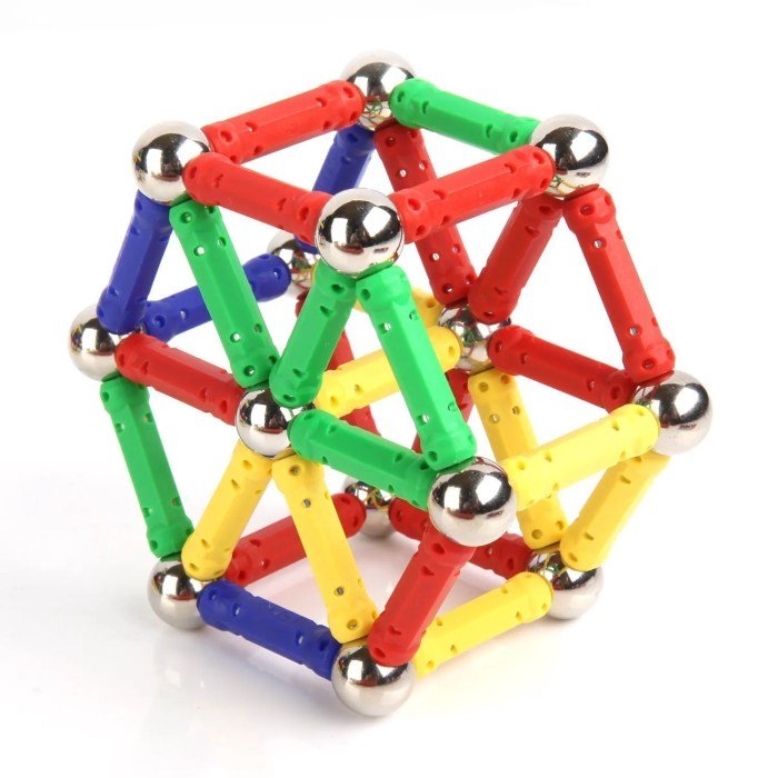 Construction set magformers magnetic power